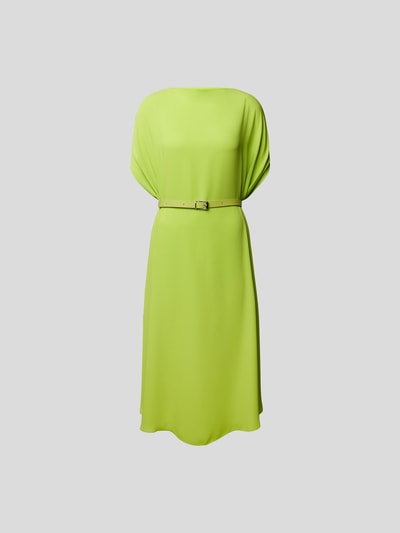 MM6 Maison Margiela Kleid mit Gürtel Neon Gruen 2