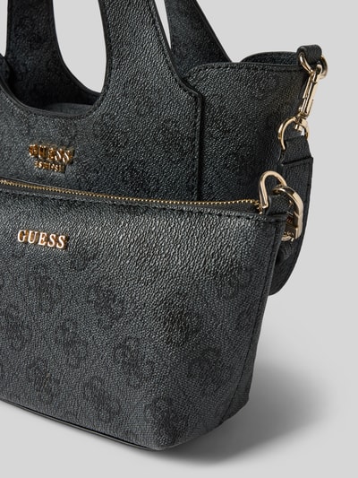 Guess Handtasche mit Label-Applikation Modell 'CALISTA' Anthrazit 3