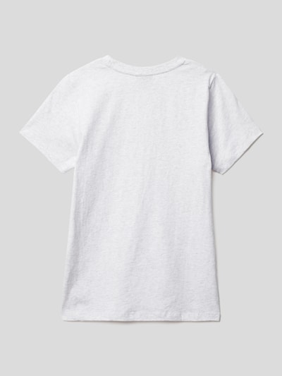 Ellesse T-shirt met labelprint Offwhite gemêleerd - 3