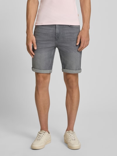 ONLY & SONS Szorty jeansowe o kroju regular fit z mieszanki bawełny model 'PLY' Średnioszary 4
