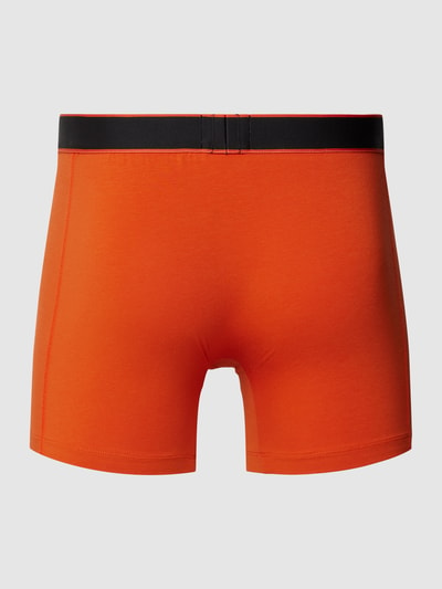 BOSS Trunks mit Label-Print Orange 3