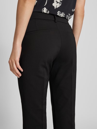 FREE/QUENT Spodnie materiałowe o skróconym kroju slim fit model ‘Isadora’ Czarny 3