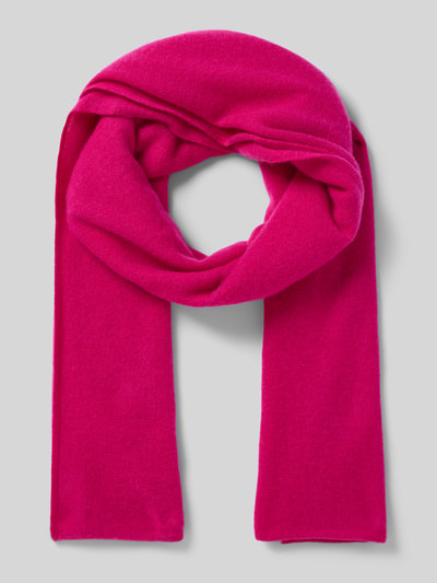 Christian Berg Woman Schal aus Kaschmir mit Rollsaum Pink 1