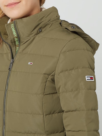 Tommy Jeans Donsjas met afneembare capuchon Olijfgroen - 5