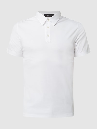 DIGEL Poloshirt van jersey, model 'Danko' Wit - 2