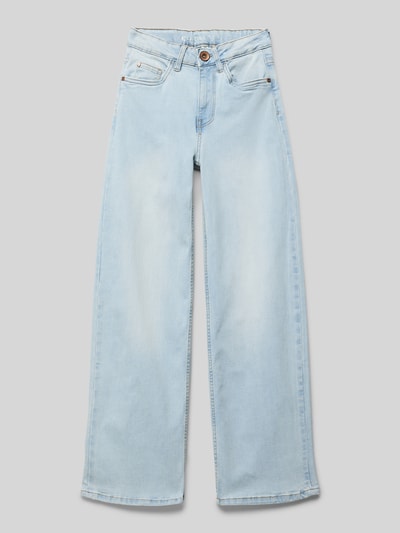 Garcia Wide Leg Jeans im 5-Pocket-Design Modell 'Annemay' Hellblau 1