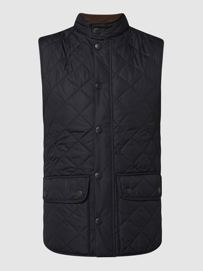 Barbour Bodywarmer met klepzakken, model 'Lowerdale' - gewatteerd  Marineblauw - 2