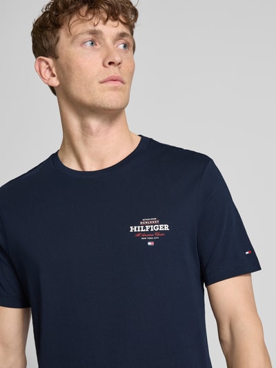 Tommy Hilfiger T-Shirt aus reiner Baumwolle Modell 'ALL AMERICAN' Marine 3