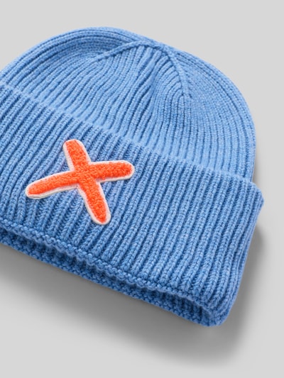 Unio Czapka beanie z domieszką kaszmiru Jasnoniebieski 2