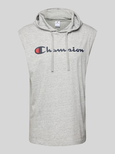 CHAMPION Tanktop mit Kapuze Hellgrau Melange 2