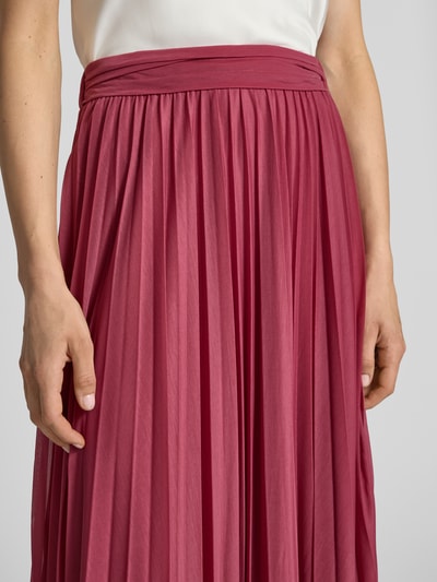 GUIDO MARIA KRETSCHMER WOMAN Midirock mit Plisseefalten Modell 'Astrid' Altrosa 3