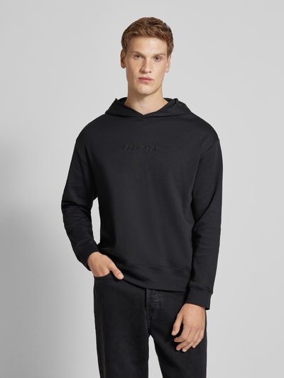 Calvin Klein Underwear Hoodie mit Label-Stitching Black 4