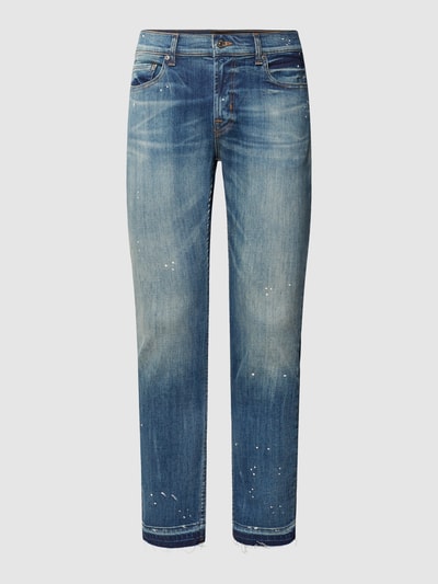 7 For All Mankind Skinny Fit Jeans mit Reißverschluss Modell 'Paxtyn' Jeansblau 2