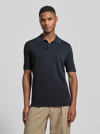 Marc O'Polo Regular Fit Poloshirt aus reiner Baumwolle Marine 4