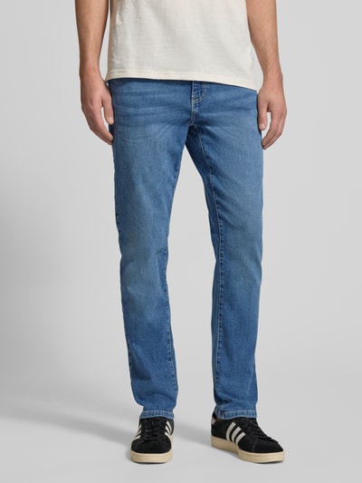 ONLY & SONS Slim Fit Jeans aus Baumwoll-Mix Modell 'LOOM' Jeansblau 4