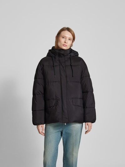 Closed Steppjacke mit Kapuze BLACK 4