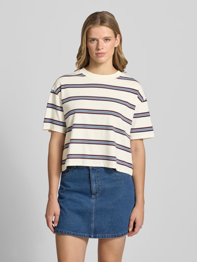 Marc O'Polo DENIM Regular Fit T-Shirt aus reiner Baumwolle Offwhite 4