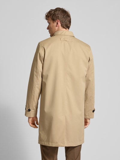 HUGO Relaxed Fit Trenchcoat mit Baumwoll-Anteil Modell 'MAVER2431' Beige 5