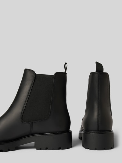 Vagabond Chelsea boots van rundersuède, model 'KENOVA' Zwart - 2