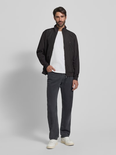 Tommy Hilfiger Regular fit blouson van katoenmix  Zwart - 1