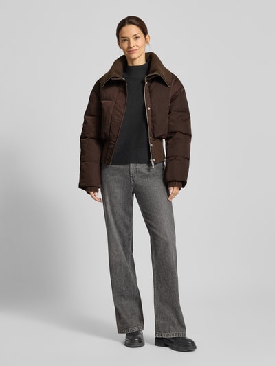 Scotch & Soda Regular Fit Steppjacke mit Zweiwege-Reißverschluss Schoko 1