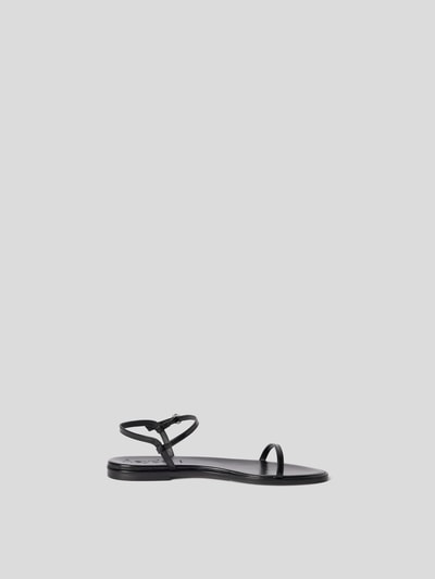 Aeyde Sandalen aus echtem Leder Schwarz 5