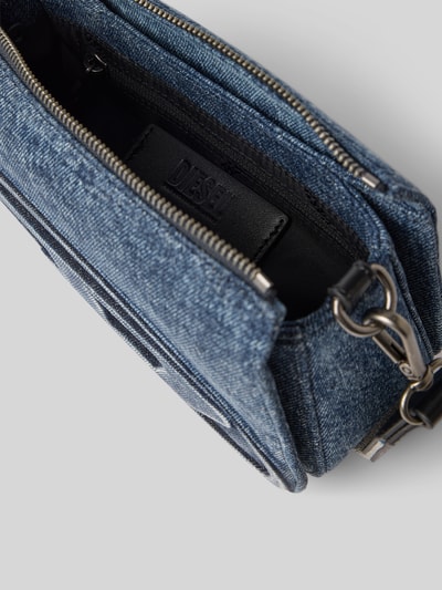 Diesel Crossbody Bag mit Label-Detail Jeansblau 5