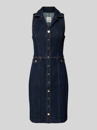 Guess Knielange jeansjurk met knoopsluiting, model 'DESTINY' Marineblauw - 2