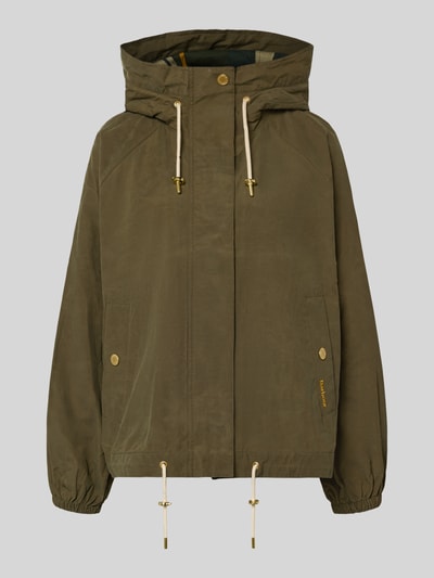 Barbour Krój regular fit Kurtka funkcyjna z Mieszanka bawełny Model 'HAWKRIDGE' Oliwkowy 2
