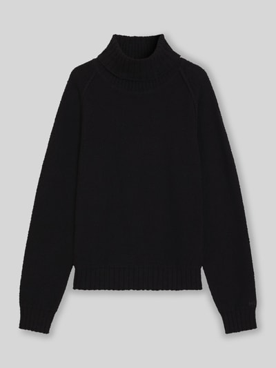 HUGO Regular Fit Rollkragenpullover aus Baumwoll-Mix Modell 'SAN RUDI' Black 2