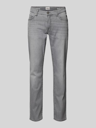 Brax Slim Fit Jeans mit 5-Pocket-Design Modell 'Chuck' Hellgrau 2