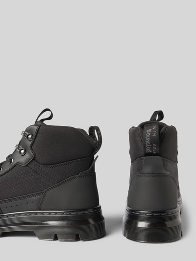 Dr. Martens Boots aus Leder-Textil-Mix mit profilierter Sohle Black 2