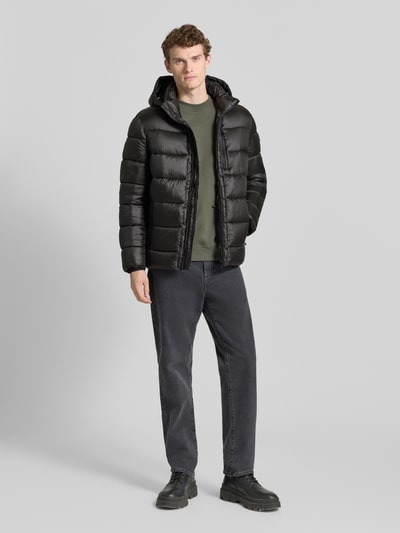 NAUTGÅRD Steppjacke mit Sorona® Aura Filling Metallic Black 1