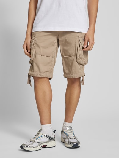 Alpha Industries Bermudas mit Cargotaschen Modell 'JET' Sand 4