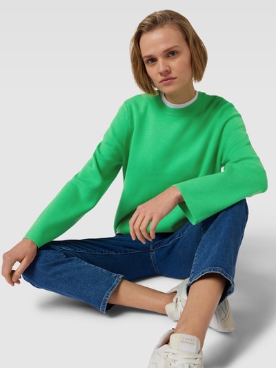 Object Gebreide pullover van viscosemix, model 'REYNARD' Groen - 3