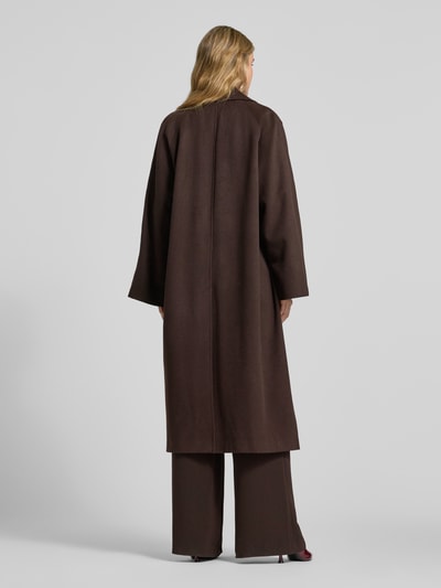 Style Icon Collection Płaszcz z kołnierzem z połami – curated by Anouk Yve Ciemnobrązowy 5