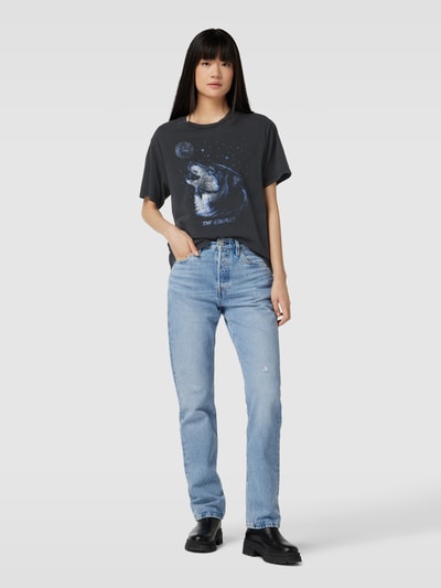 THE KOOPLES T-shirt met labelprint Zwart - 1