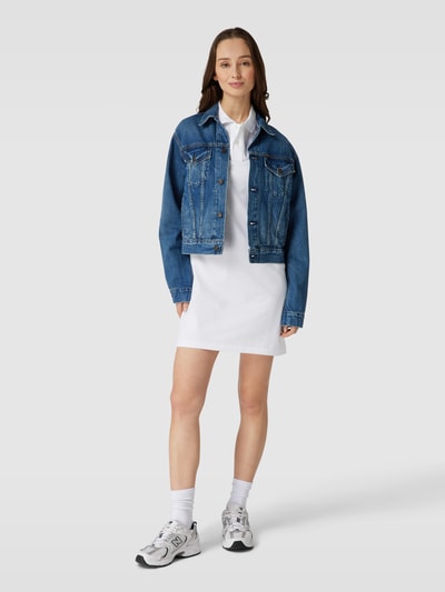 Polo Ralph Lauren Knielanges Kleid im Polo-Stil Weiss 1