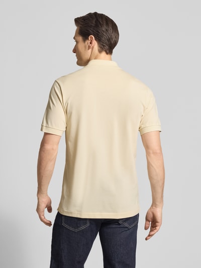 Lacoste Regular Fit Poloshirt aus Baumwoll-Mix Beige Melange 5