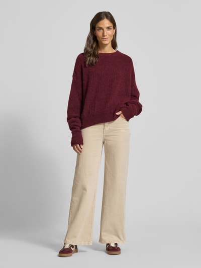 Buena Vista Wide fit corduroy broek met steekzakken Offwhite - 1