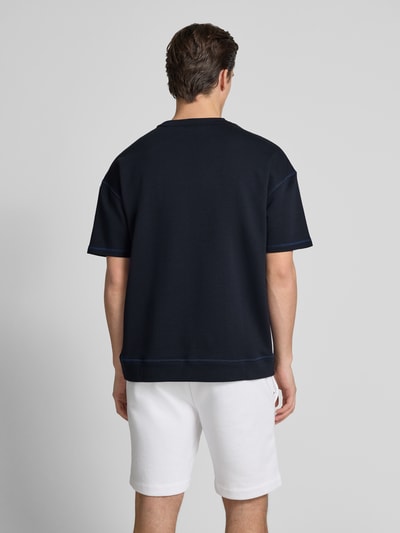 Tommy Hilfiger Bluza z rękawem o dł. 1/2 model ‘TRACK TOP’ Królewski niebieski 5