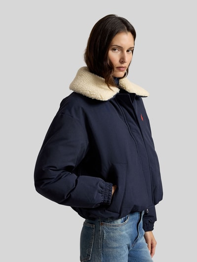 Polo Ralph Lauren Regular Fit Bomberjacke mit Teddykragen Marine 4