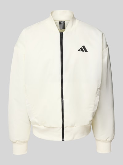 adidas Sportswear Relaxed fit bomberjack met logoprint, model 'Stadium' Offwhite - 2