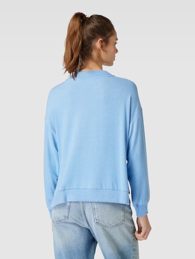 Tom Tailor Denim Pullover met kapmouwen Donkerblauw gemêleerd - 5