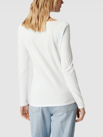 Marc O'Polo Longsleeve mit Streifenmuster Hellblau 5