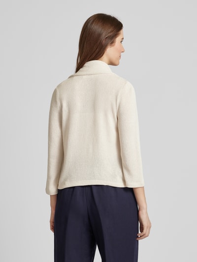 OPUS Cardigan mit Schalkragen Modell 'Sandrine Breeze' Taupe 5