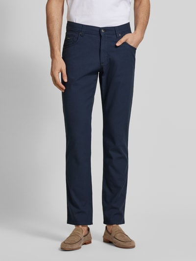 bugatti Stoffhose im 5-Pocket-Design Modell 'CORDOBA' Blau Melange 4