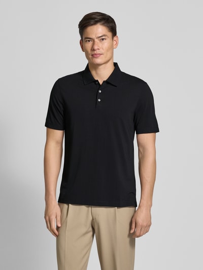 CK Calvin Klein Regular fit poloshirt met 1/2-mouwen Zwart - 4