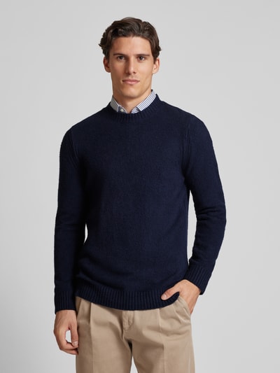 Cinque Gebreide pullover met ronde hals, model 'ZAC' Marineblauw - 4