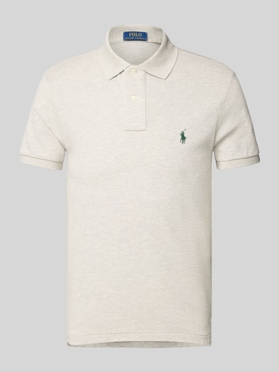 Polo Ralph Lauren Poloshirt met labelstitching Lichtgrijs - 2